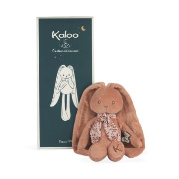 Peluche lapin terracotta Kaloo - doudou personnalisable avec prénom