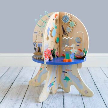 Table d'activités Bébé dès 12 mois, Ocean Manhattan Toys avec jeux premier âge, Livraison Gratuite