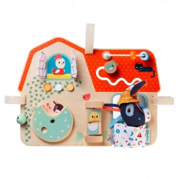 Panneau d’activités ferme Lilliputiens – activity board d’éveil pour bébé dès 9 mois