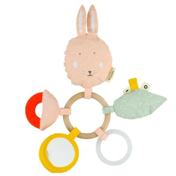 Anneau d’activités Trixie Baby, Eveil bébé, dès 6 mois, Lapin