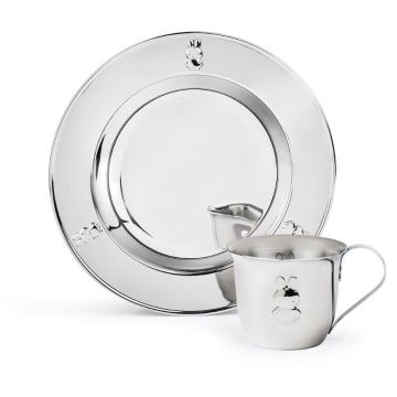 Coffret assiette et tasse Miffy à personnaliser, Zilverstad
