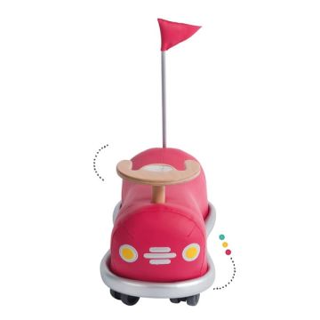 Porteur Bébé Premier Age Auto Tamponneuse magenta Moulin Roty