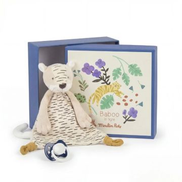 Doudou tigre Baboo à personnaliser, Moulin Roty