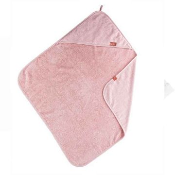 Cap de bain 72 cm Bambam Bébé Fille, Coton bio organique, personnalisé avec Prénom Cadeau Naissance