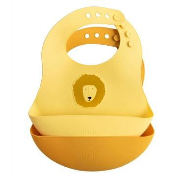 Bavoir en silicone 2-pack Mr. Lion — Trixie