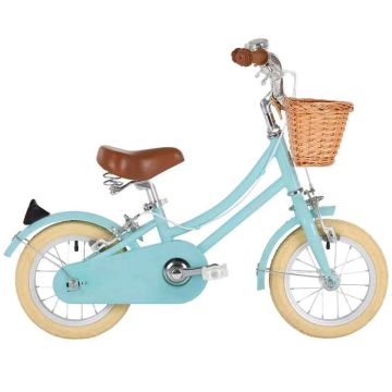 Vélo petites roues 12'' style retro Bobbin, Enfant 2 à 4 ans, Livraison Gratuite, Boutique Suisse,  bleu clair