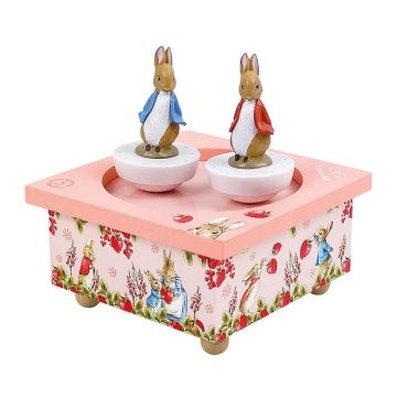 Boîte à  musique aimantée Trousselier, Pierre Lapin, Fraise