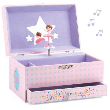 Boîte à musique, bijoux et trésors, La mélodie de la ballerine, Djeco