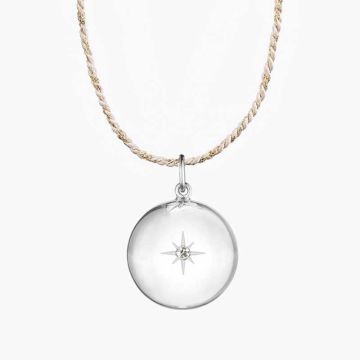 Bola Grossesse Ilado, Bonne Etoile Collier Femme Enceinte, Cordon, argent