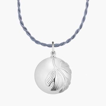 Bola Argent Ilado Ginkgo, Bijou Grossesse, Cadeau femme enceinte, Ginkgo