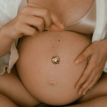 Bola de grossesse or Chance, cadeau femme enceinte, Ilado