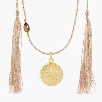 Bola Grossesse Ilado Fleur de Lotus, Bijou Femme Enceinte, Doré