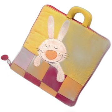 Bonsoir Petit Lapin, grand livre en tissu pour bébé et enfant Lilliputiens (version sans texte)