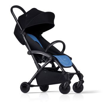 Poussette Bébé Bumprider Simple ou Double, Cadre noir et Siège bleu,  Livraison Gratuite, Boutique en Ligne Suisse.