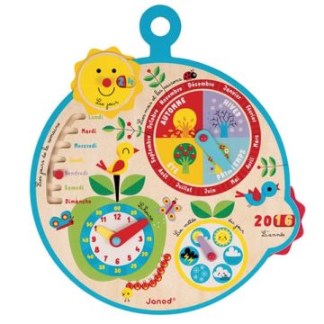 Calendrier pour enfant au fil du temps Janod