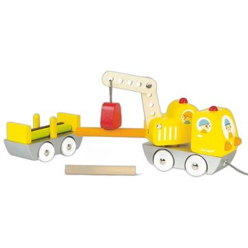 Camion Grue Forestier Multi Couleurs Janod