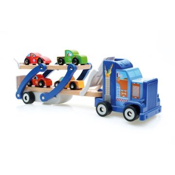 Camion porte-voitures Jouet en bois Garçon Scratch