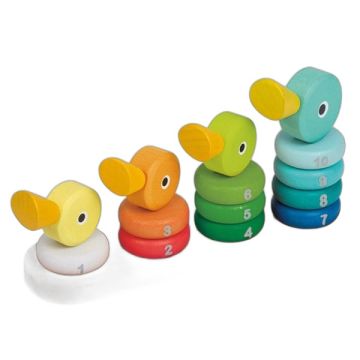 Jouet empilable, Famille Canards pour apprendre les chiffres Janod