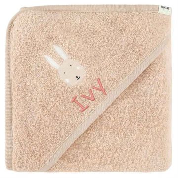 Cape de bain pour bébé dès la naissance, Lapin rose de Trixie Baby