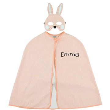 Cape Déguisement Enfant à personnaliser, Trixie Baby Lapin rose