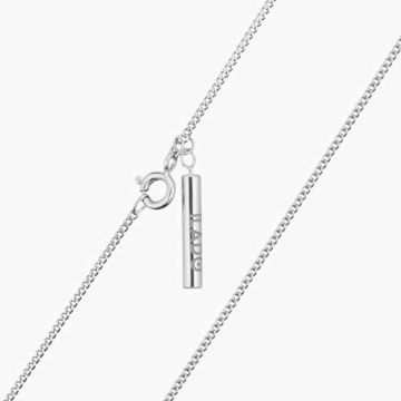 Chaîne ajustable Ilado de 95 à 110 cm pour bola de grossesse, argent rhodié,