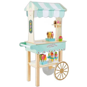 Jouet Chariot Glaces Jouet Bois avec Accessoires, Le Toy Van, Garçon ou Fille dès 3 ans, Boutique Suisse
