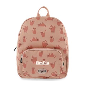 Sac à dos imprimé "Charming Cat" pour enfant à personnaliser avec prénom, Trixie