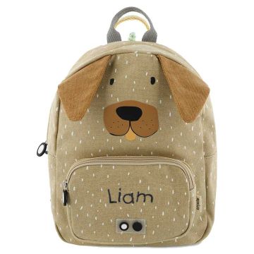 Sac à dos Trixie, Cadeau personnalisé avec prénom broderie, dès 4 ans, Chien
