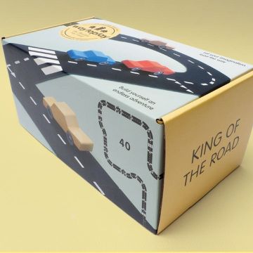 XXL Circuit Voitures Flexible 40 p, Livraison Gratuite Suisse, Coffret King of the Road pour jouer en intérieur comme à l’extérieur Way to Play