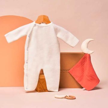 Ensemble de Naissance, Berlingotte, Combinason Hochet et Doudou, Garance 2