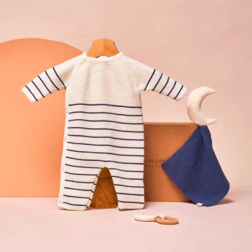 Ensemble de Naissance, Berlingotte, Combinaison Hochet et Doudou, Garance 3