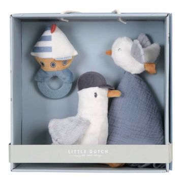 Coffret cadeau Naissance Little Dutch, avec doudou à personnaliser, Sailor Petit Marin Petit Marin