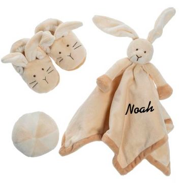 Cadeau Naissance Personnalisé, Coffret Teddykompaniet Lapin