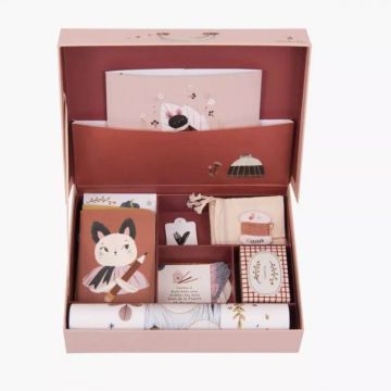 Coffret premiers souvenirs naissance bébé fille, Moulin Roty