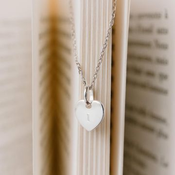 Collier Maman, 1 coeur à personnaliser, argent, Bijou Fête des mères, Lola Aismée