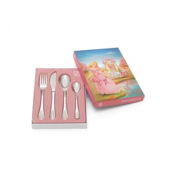 Coffret couverts enfant à graver Princesse Zilverstad
