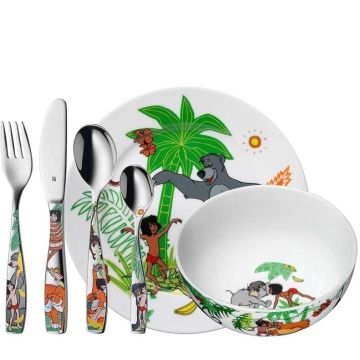 Vaisselle et Couverts Disney Livre de la Jungle Services Enfant à graver, 6 pièces WMF