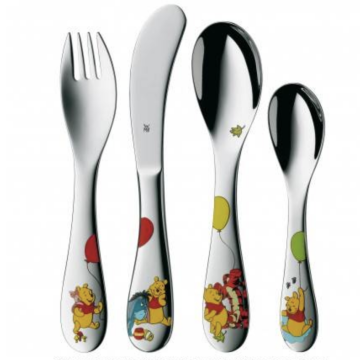 Couverts enfant Winnie l'ourson personnalisés, 4 pièces WMF