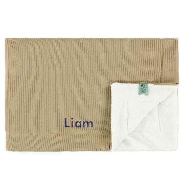 Couverture 100x75 cm, 100% coton biologique, breeze clay de Trixie Baby