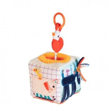Cube sonore d'activités Bébé, La Ferme Idée Cadeau Bébé dès 9 mois, Lilliputiens