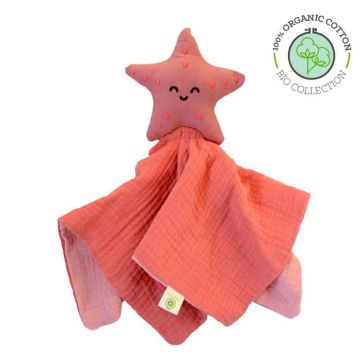 Doudou 100% bio aPunt Barcelona Etoile de Mer, Cadeau Naissance personnalisé, Livraison Gratuite