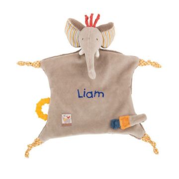 Doudou à personnaliser éléphant, Les Papoum Moulin Roty