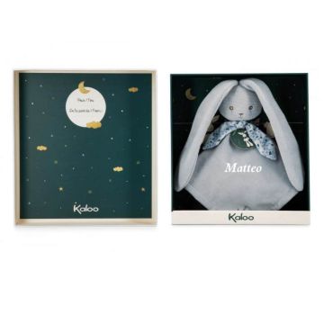 Kaloo Lapin doudou à personnaliser, cadeau naissance bébé garçon