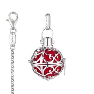 Pendentif Engelsrufer rouge, Idée Cadeau Maman avec signification, taille S