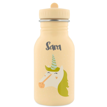 Gourde pour Enfant Trixie Baby, à personnaliser avec Prénom, Licorne