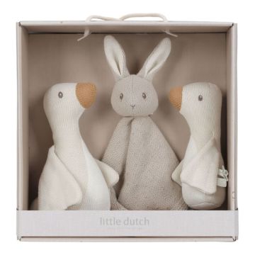 Coffret cadeau tricoté Newborn Naturals de Little Dutch