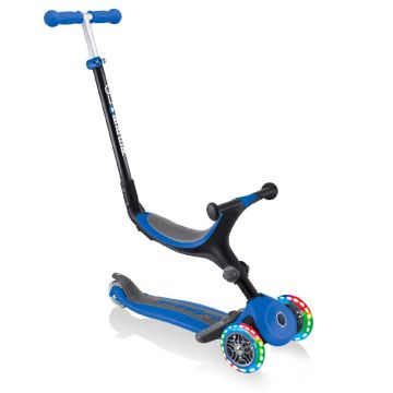 Trottinette évolutive et pliable Globber Go Up  15 mois, Bleu, Livraison Gratuite, Boutique Suisse