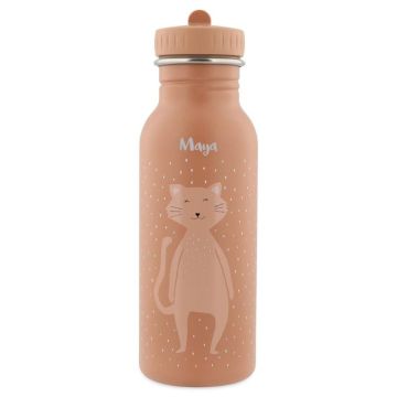 Gourde chat 500ml pour enfant Trixie Baby, à personnaliser avec Prénom
