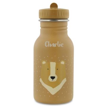 Gourde ours 350ml,  à personnaliser avec prénom enfant, Trixie Baby