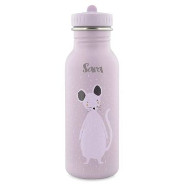 Gourde personnalisée 500ml Souris pour Enfant Trixie Baby, à personnaliser avec Prénom